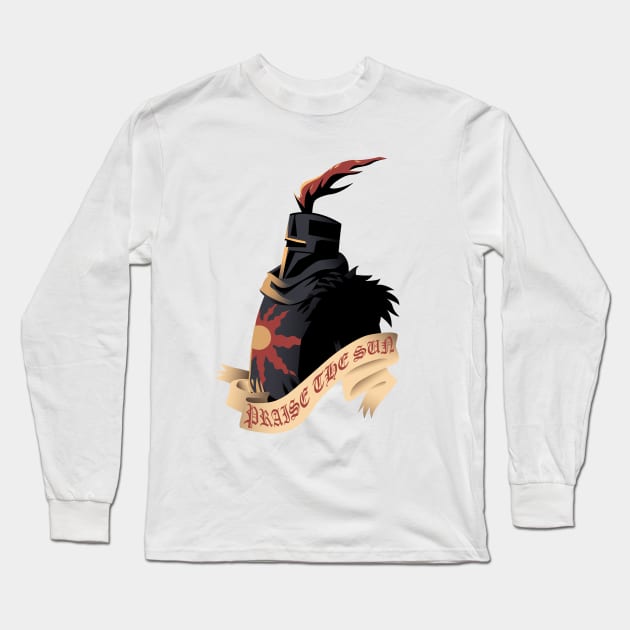 Solaire of Astora Long Sleeve T-Shirt by Miebk